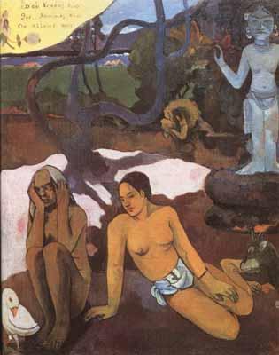 Paul Gauguin Where are we going (mk07) oil painting image